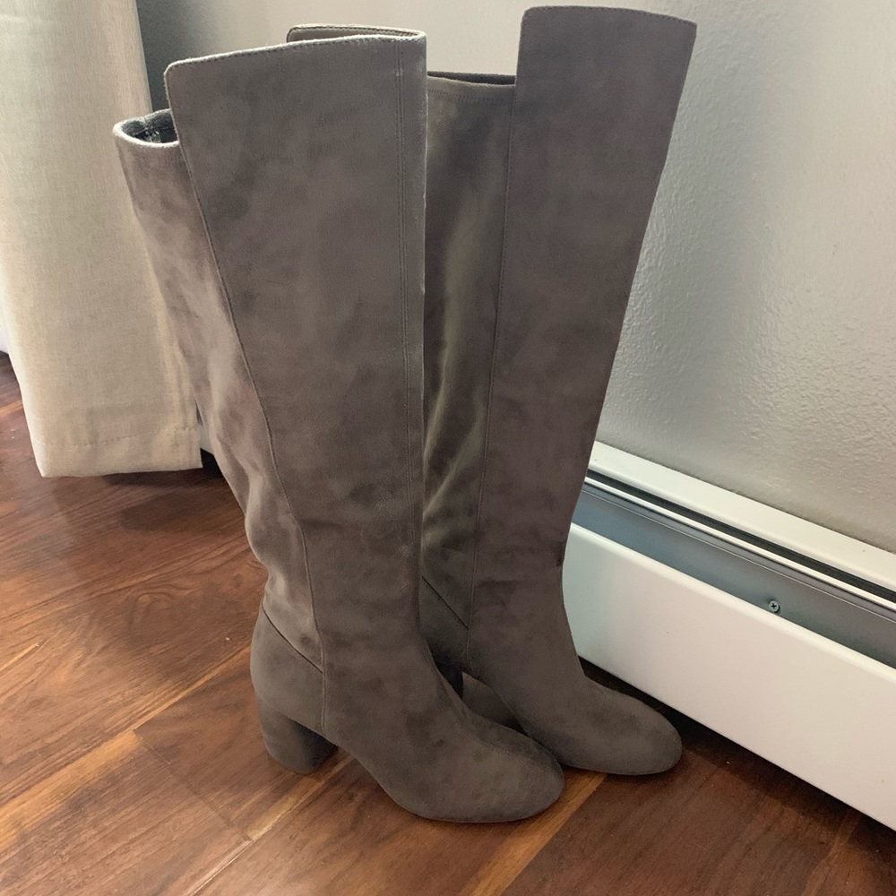 Nine West suede heel boots. Size 7